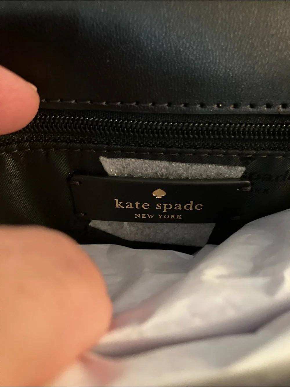 kate spade structured pebbled